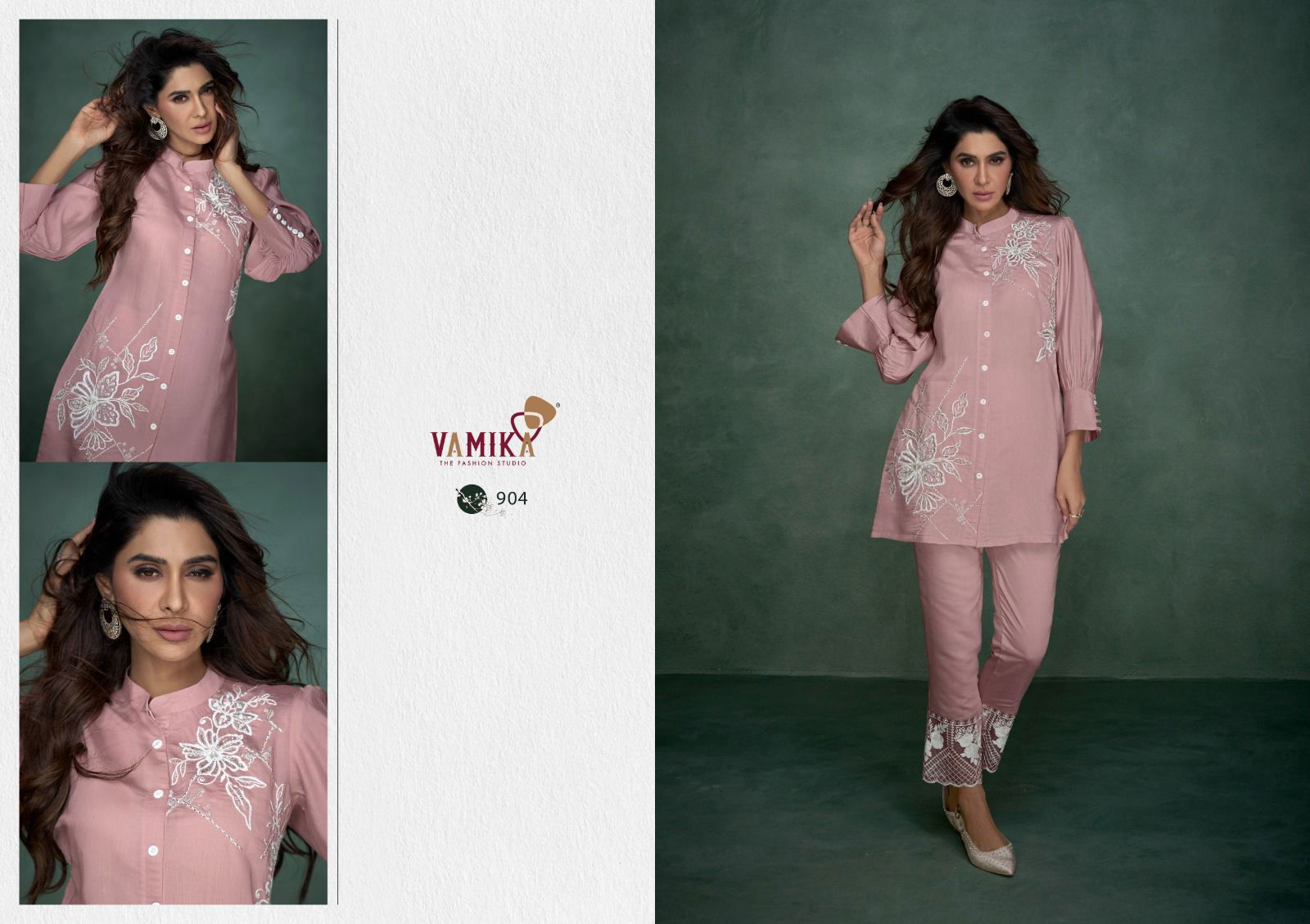 Aleena By Vamika 901 To 906 Exclusive Super Hit Cord Set Wholesalers In Delhi